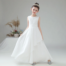Flower Girl Dress for Wedding Party First Communion Little Bridesmaid Dress - £76.76 GBP