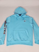 Polo Sport Ralph Lauren Pullover Hoodie Sweatshirt Men&#39;s L Teel Kangaroo... - $98.99