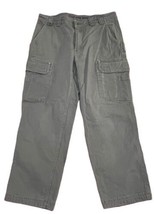 Duluth Trading Men’s Flex Fire Hose Cargo Pants Relaxed Fit Gray Size 36x30 - $31.49