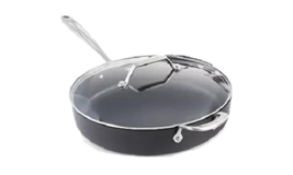 All-clad Essentials Hard Anodized 4-qt Non-Stick Sauté pan with Lid - £43.38 GBP