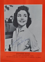 Jennifer Jones Signed Photo - The Song Of Bernadette - Love Letters w/COA - £282.39 GBP