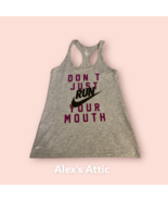 Womens Nike shirt dont just run your mouth pre owned - $339.28 MXN