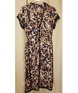 Venus - Animal Print Stretch Short Sleeve Dress Size L      NWOT    B23 - £22.73 GBP