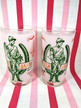 Vintage 1969 Kentucky Derby Churchill Downs 2pc Frosted Mint Julep Tumblers - £29.89 GBP