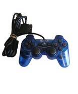 Sony PS2 PlayStation 2 DualShock OEM  SCPH-10010 Controller - Ocean Blue Clear - $24.97