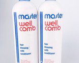 Master Well Comb Hair Dressing With Conditioner 16 Fl Oz Each Lot Of 2 - £78.51 GBP