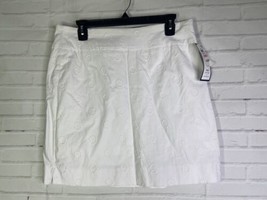 Charter Club Womens Cambridge Waist Smoothing White Detail Skort Skirt S... - $21.78