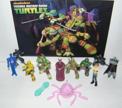 Teenage Mutant Ninja Turtles Figure Set of 12 Shredder, April, the Mutagen Etc - £12.60 GBP