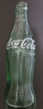 Coca-Cola COKE ACL MONEY BACK BOTTLE RETURN FOR DEPOSIT 6 1/2 OZ Excellent - £2.32 GBP