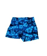 Fisher-Price Toddler Boys Blue Floral Print Shorts 12 Months Cotton - $6.84