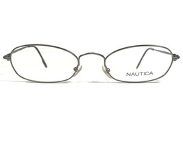 Nautica N7075 031 Eyeglasses Frames Grey Round Full Rim 50-19-135 - £29.26 GBP