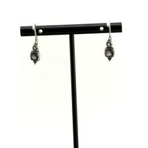 Vintage 925 Sterling Amethyst Topaz Earrings - $51.23