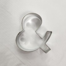 Cookie Cutter & Punctuation Ampersand Wilton Brand Monogram Metal - $7.92