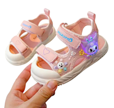 Kuromi Girls Sandals Protected Toes Toddler Light-Up Shoes Summer Flip F... - $26.09+