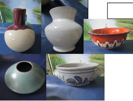 American Pottery Seed Vase Bowl Ceramic Western Pick1 - $45.00