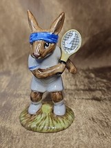 Royal Doulton Ace Bunnykins Figurine DB42 Vintage 1985 Tennis - $1,679.13 MXN