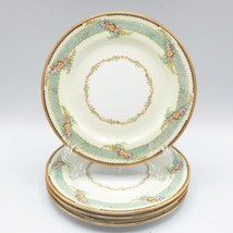 Noritake Morimura Deco N352 Dinner China Bread &amp; Butter Plate Set of 4 6... - £38.65 GBP