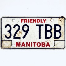  Canada Manitoba Friendly Passenger License Plate 329 TBB - £19.33 GBP