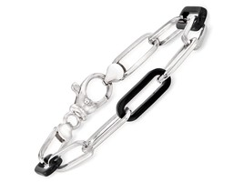 Ross-Simons Italian Sterling Silver and Black Onyx Paper - £370.19 GBP