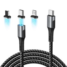 Magnetic USB C Charging Cable【60W Supercharge】Magnetic USB C Phone Charger Cable - £12.40 GBP