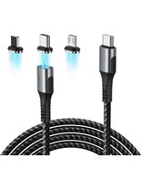 Magnetic USB C Charging Cable【60W Supercharge】Magnetic USB C Phone Charg... - £12.12 GBP