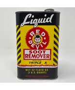 Vintage RED DEVIL Soot Remover Triple X Oil Can 32 oz. NEW Gas and Oil Tin - €94,75 EUR