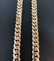 11.75mm 14k YELLOW GOLD SOLID 30&quot; MIAMI CUBAN LINK MENS CHAIN  303.4 g VIP - £12,110.24 GBP