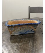 Salt of The Earth Stoneware Pottery Bread Pam Guernsey Ohio Signed Blue ... - €60,11 EUR