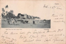 Colombo Ceylon Sri Larka~Galle FACE~1904 A W A Plate Company Photo Postcard - £9.39 GBP