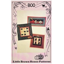 Boo Halloween Quilts PATTERN Little Brown House Patterns Makes 3 Quilt Designs - $8.99