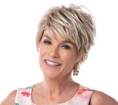 Toni Brattin Anytime Wig Color Medium Brown Wigs 4.5&quot; Short Layered Text... - $152.95