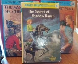 Hardy Boys And Nancy Drew Mysteries Vintage  3  Book Lot #39 #25 &amp; #5 preowned - £13.22 GBP