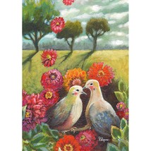 Toland Home Garden 1112489 Love Doves Bird Flag 12x18 Inch Double Sided for Outd - £20.55 GBP