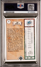 1989 Upper Deck #1 Ken Griffey Jr Star Rookie RC HOF PSA 5 - Iconic Rookie Card - £46.70 GBP