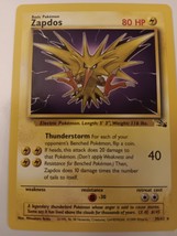 Pokemon 1999 Fossil Series Zapdos 30 / 62 NM Single Trading Card - $19.99