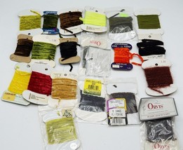 Lot of 20 Fly Tying Fishing Chenille etc - £49.84 GBP