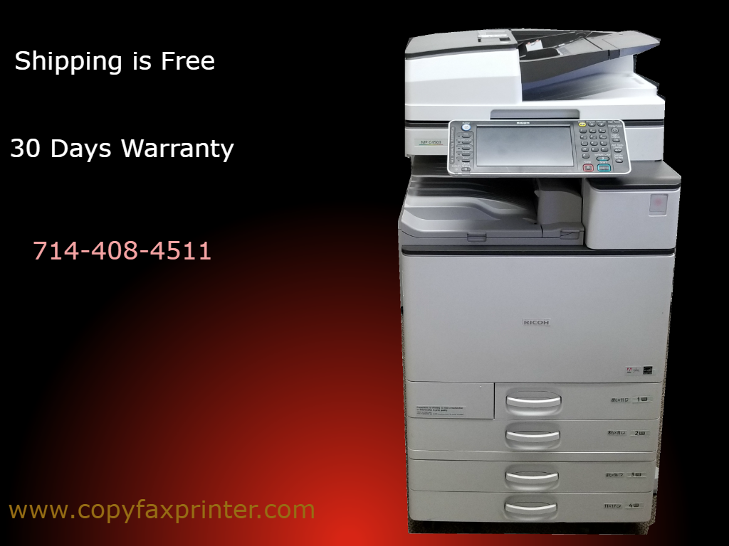 Ricoh MP C4503 Color Copier Printer Scanner Free Shipping! - $2,299.00