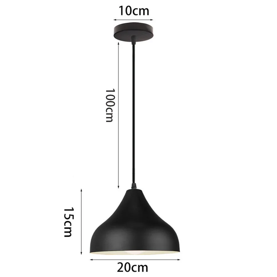  Pendant Light E27  Hanging Lamp Fixtures for Bar Cafe Restaurant Indoor Lightin - £166.20 GBP