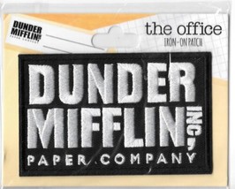 The Office TV Series Dunder Mifflin, Inc. Paper Company Embroidered Patc... - £4.65 GBP