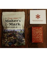 Maker&#39;s Mark Puzzle and Playing Cards  2020 2021 Ambassadors Christmas P... - £15.58 GBP