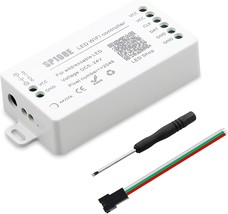 With The Alitove Ws2812B Ws2811 Ws2801 Led Wifi Controller, Ios Android App - £25.89 GBP