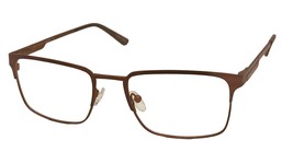 Tony Hawk Mens Matte Dark Brown Rectangle Metal Eyewear Frame 553. 53mm - £35.40 GBP