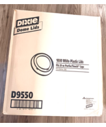 Dixie Case of 1000 D9550 Sip-Through Dome White Hot Cup Lids X-Lg - $476.86 MXN