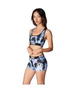 PSD Women's Hd Palm Trees Boy Shorts, Multi,Size Large - $21.78