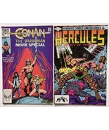 Conan The Barbarian Movie Special 1 &amp; Hercules: Prince Of Power 1 Marvel... - £43.47 GBP