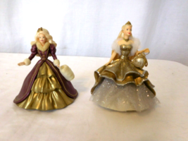 Hallmark Holiday Barbie Victorian Ornament 4th n Series Maroon and Gold ... - €6,06 EUR