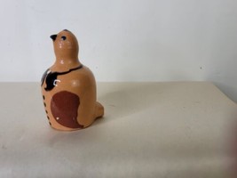 Vintage Pottery Bird Whistle Red Wings 3.5 Inches Redware Hand Painted - £11.72 GBP