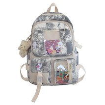 JOYPESSIE Fashion College Girls Laptop Backpack School Bag Canvas Women Mochila  - £133.34 GBP