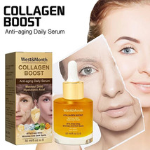 NEW Collagen Face Serum Wrinkle Removlng Whitening Moisturizing - £19.63 GBP