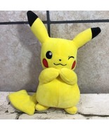 Pokémon Pikachu Winking Plush 10” Nintendo Stuffed Animal Gamer Toy 2022 - £11.82 GBP
